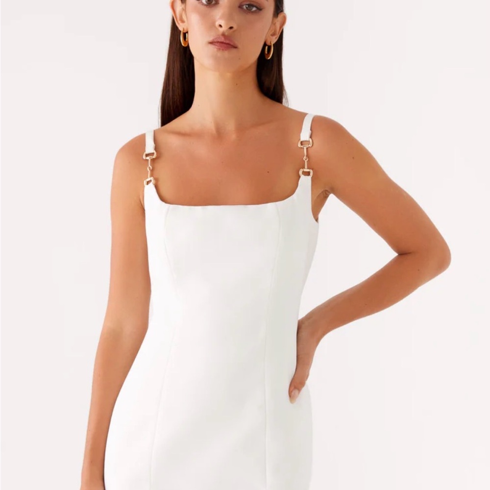White Arthena Mini Dress